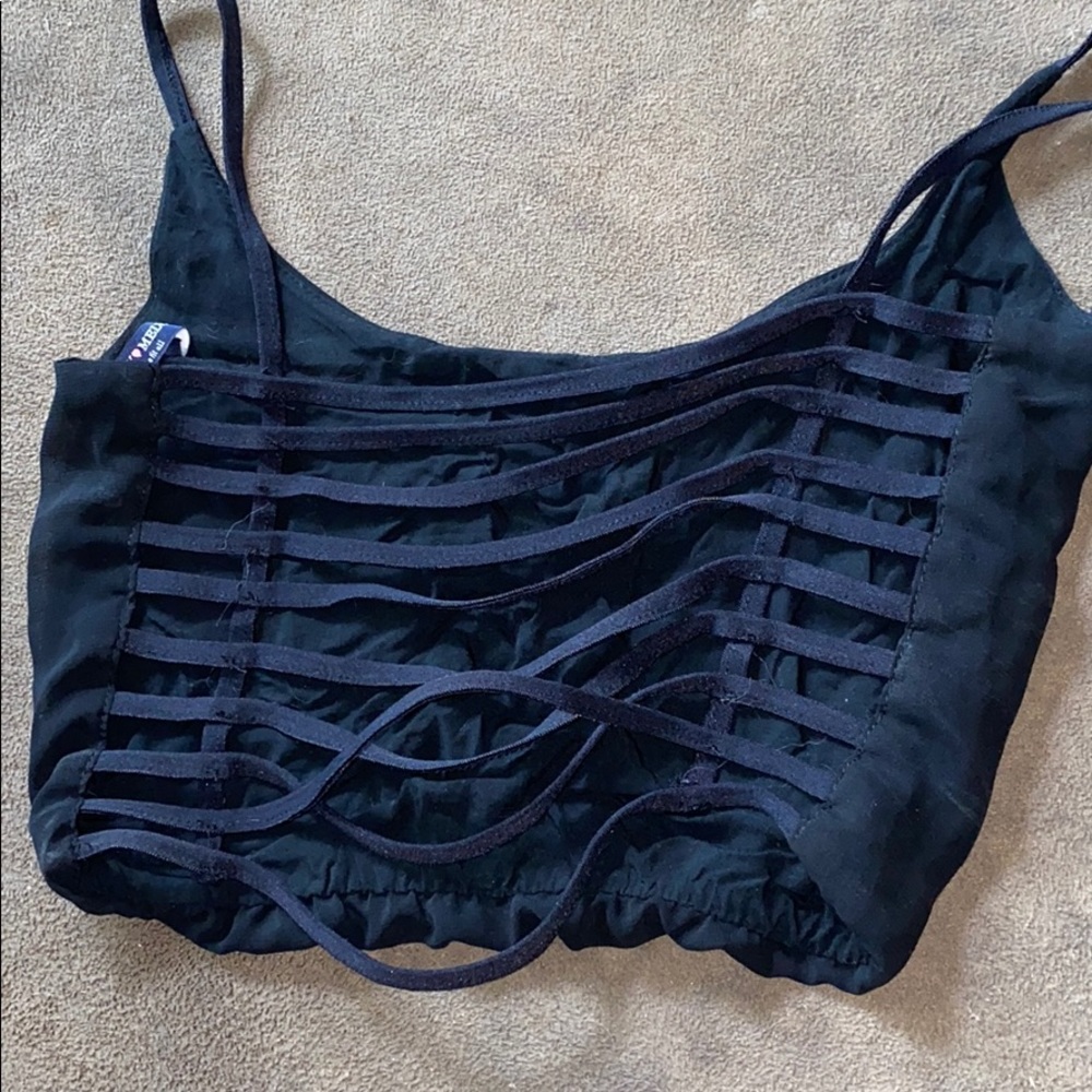 Brandy Melville black crop top